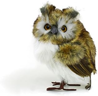 The Wildflower Company V78 Furbs The Furry Owl,Gray &amp; White,7"
