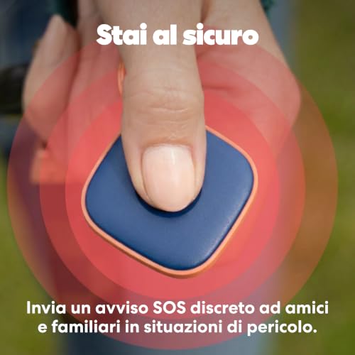 Tile - Localizzatore, cerca oggetti e tracker Bluetooth per chiavi, borse e altro. Trova telefono. Compatibile con iOS e Android. Pacchetto da 1 (Navy Blaze)