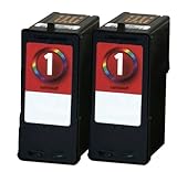 HouseOfToners 2 Lexmark #1 1 (18C0781) Color Inkjet Cartridge for X2350 X2470 X3470 Printers (Alternative Replacement)