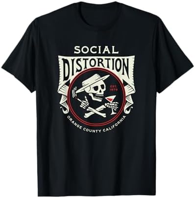 Amazon.com: Official Social Distortion Skelly T-Shirt : Clothing