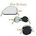 VaygWay 2 Piece Side Car Window Reflective Reversible SunShade Black Automotive PopUp Sun Shade UV Ray Protector Privacy Screen Photography Reflectors