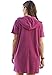 Women's Plus Size Hooded Terrycloth Coverup