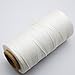 284yrd White Leather Sewing Waxed Thread 150D 1mm Leather Hand Stitching 125g