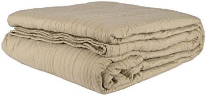 French Tile Quilted Bedspread in Sage, Twin Size Bedspread