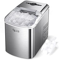 DIDO Ice Maker Countertop, 10Pcs Bullet Ice in 6-8
