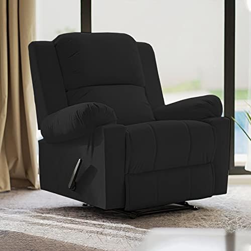 Regal in house | Rocking Velvet Upholstered Relaxing Chair with Bed ...