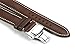 iStrap Quick Release Watch Band - Top Grain Leather Replacement Quickfit Strap - Stainless Steel Buckle - 18mm, 19mm, 20mm, 21mm 22mm,24mm for Men Women