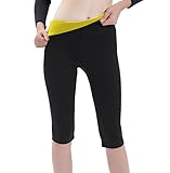 Women's Hot Sweat Slimming Pants Thigh Shapewear Body Shaper Capris Neoprene XL