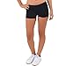 STRETCH IS COMFORT Women's Nylon Booty Shorts Black Small