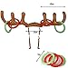 Inflatable Reindeer Antler Hat Ring Toss Christmas Holiday Party Game Photo Props Tools Christmas Headband