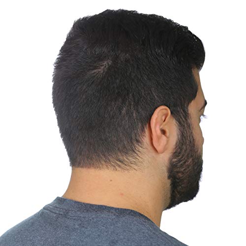 Revo Neck - Neckline Shaving Template Guide - Edge Up your Straight Neck Hairline - One Size Fits All Haircut Grooming Kit - Styling Tool - Use W/Clippers or Trimmer - Barber Supplies Set - Stencil