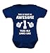 This Is What an Awesome One Year Old Looks Like Funny Baby Onesie With Stickers