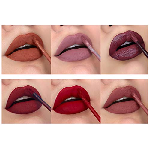 With Memories -PROFESSIONAL MAKEUP Soft Matte Lip Cream Long Lasting High-Pigmented Cream Velvet Lip Gloss (200 Rocky Road)