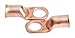 Forney 60097 Copper Cable Lugs, Number 1/0 Cable with 1/2-Inch Stud Size, 2-Pack