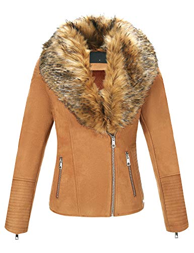 faux leather suede jacket