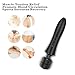 Wireless Wand Massager Personal Waterproof Massager Rechargeable, 20x Multi-Speed Vibrations Black