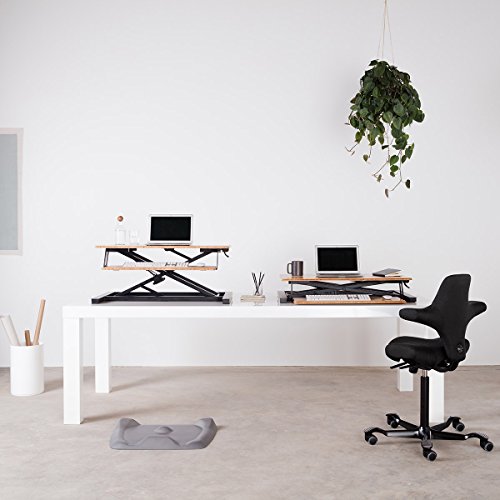 Fully Cooper Standing Desk Converter 35" Height Adjustable Desk