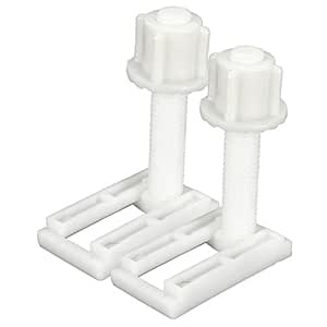 Switty aseos fijo Tornillo 2pcs DIY plástico - Asiento para inodoro con