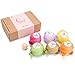 Petit Horse Bath Bombs Gift Set Pack of 6 Large 5.3 oz Romatic Fizzy Bombs for Women Men, Moisturizing with Organic & Natural Essential Oils