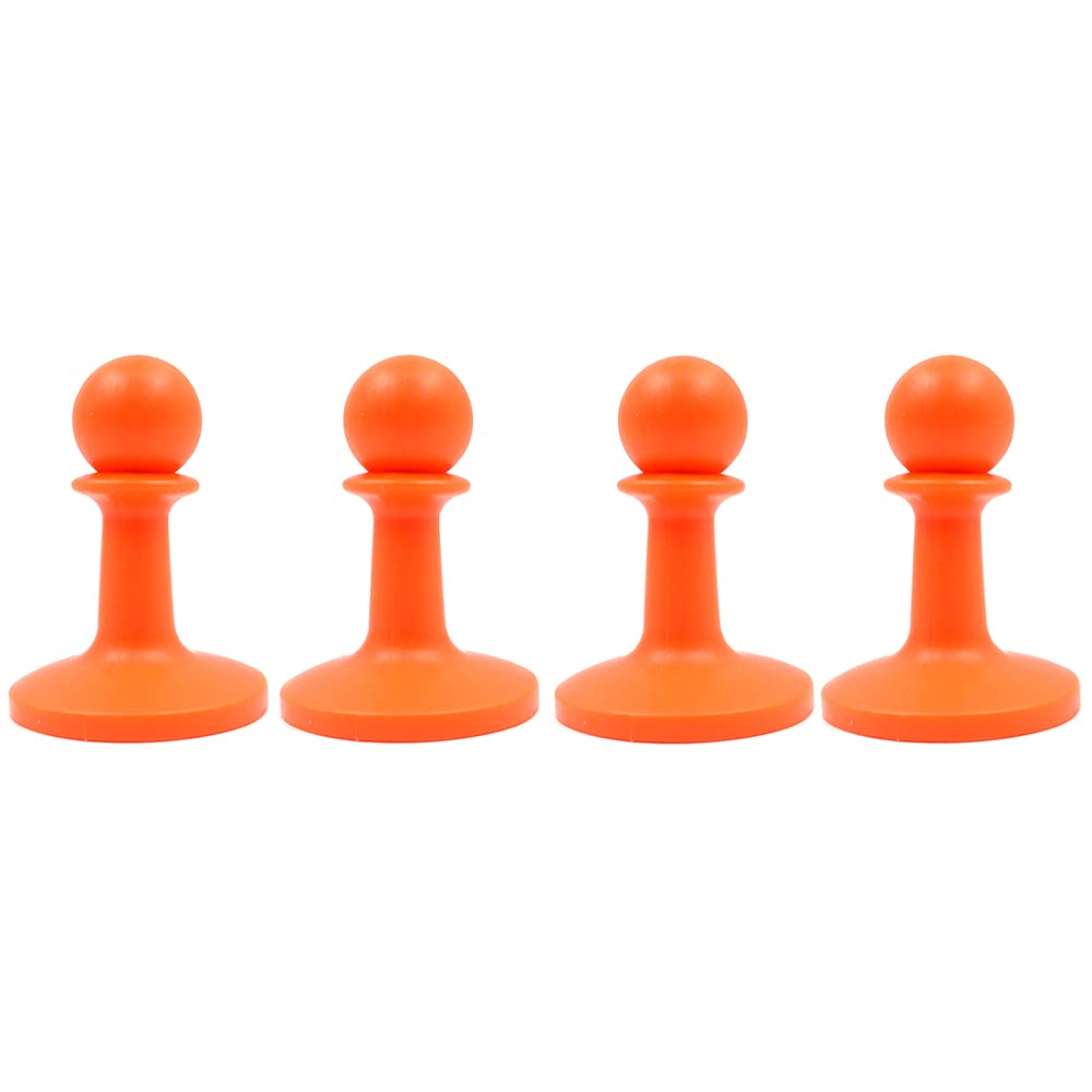 Tiardey 4 Pack Tent Combination Kit,Tent Poles Lightning Protector Tent Tarp Grabbers for Camping Hiking Backpacker - Red