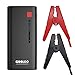 GOOLOO 600A Peak Car Jump Starter (Up to 6.5L Gas or 5.0L Diesel Engine) Portable Phone Power Pack Auto Battery Charger Booster with LED Light and Multiple Protected Jumper Clamp
