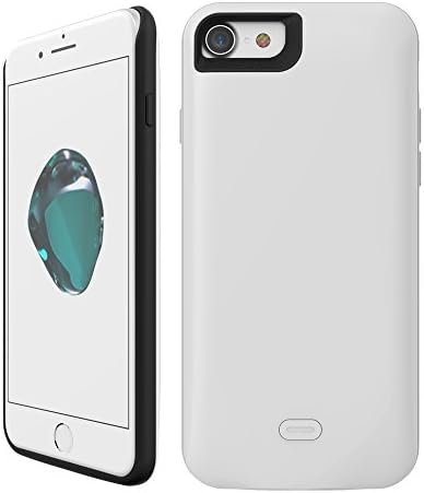 IPhone 7 Battery Case ,Ultrathin iPhone 7 External Protective Battery Case (4.7 inch)2600mAh Extended Battery Case Back Up Power Bank for iPhone 7 Back Up , Lightning Charging Port(White)