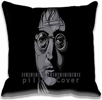 Morden Stylish Simple Pillow Cover Two Side Pattern Design Pillowcase Cushion Cover John Lennon Illust Art Music Pillow Sham