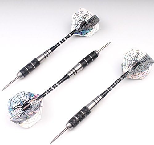 3pcs/Set 90% Tungsten Steel Needle Tip Darts 22g With 3 Spider DART Flights