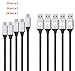iXCC [5Pack] USB C Cable, Nylon Braided USB Type C to USB A 2.0 Data Sync and Charge Cord for Samsung Galaxy S9, Huawei P20 Mate10, MacBook 12