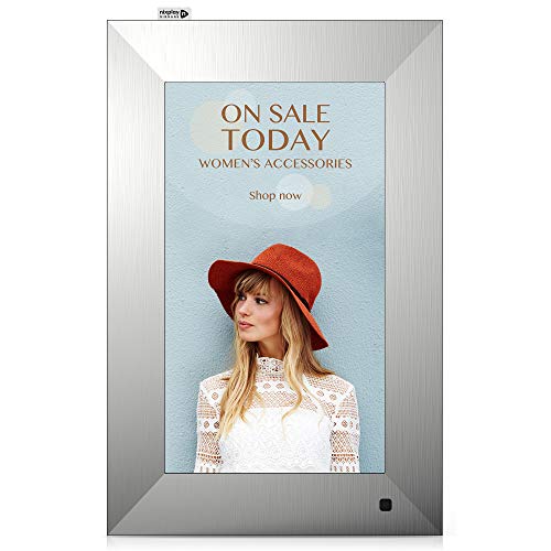 Nixplay Signage 13 Inch - Simple, Scalable and Stunning Small Format Digital Signage, Ready to use Right Out of The Box. Remote Content Management