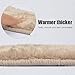 Sinland Washable Toilet Seat Warmer Toilet Seat Cover Cushion Pads (Beige+Grown+Coffee)