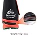 Azarxis Low Trail Gaiters Protective Shoe Covers Wrapid Gators for Men & Women & Youth Running Hiking Climbing (Red & Black)