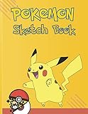 Pokemon Sketch Book: Pikachu Sketchbook 129 pages, Sketching, Drawing and Creative Doodling Notebook by Pokemon Sketchbook, Pokemon Books