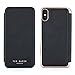 Ted Baker Shannon Mirror Folio Case for iPhone X/XS, Premium Folio Cover for Professional Women - Black/Rose Gold