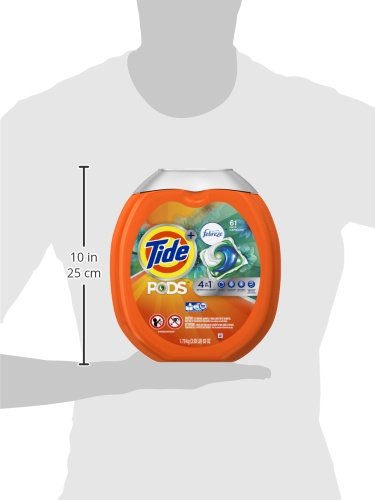 Tide PODS Laundry Detergent Soap Pods, Botanical Rain Scent, 4 in 1 HE Turbo, 61 Count (Packaging May Vary)