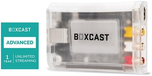 BoxCast HD Video Streaming Encoder - Broadcast live events on the internet via HDMI and Composite (SD) inputs (Advanced)
