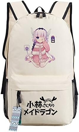 Anime Miss Kobayashi's Dragon Maid Backpack Bag Cosplay Unisex School Backpack (G)