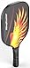 WingCaster Pickleball Paddle Graphite & Fibreglass Composite Face, Polypropylene Honeycomb Core, Low Profile Edge Guard, Ergonomic Cushioned Grip