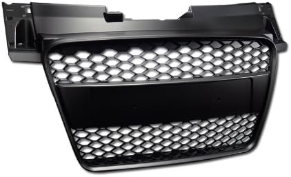07-09 AUDI TT 8J RS STYLE FRONT GRILL W/O LOGO BASE (BLACK)