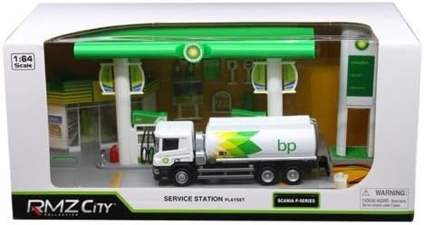 daron chevron gas station playset