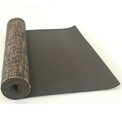 QQSGBD Alfombrilla de Yoga de Yute Antideslizante PVC ...