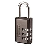 Master Lock 647D Padlock, 1, Black