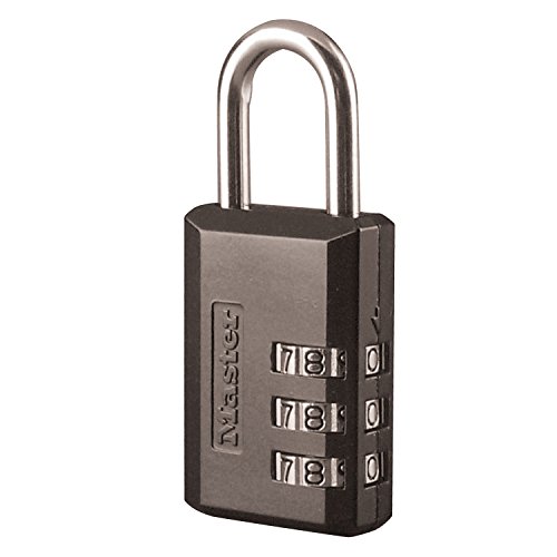 Master Lock 647D Padlock, 1, Black