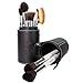 Makeup Brush Holder (JUMBO) by The Aurora Collections, 100% Sat Guar, Large Design Serves Multiple Needs - Travel Jewelry Case, Pencil Case / Holder, & Toiletry Bag - Protective Hard Leather Cup!