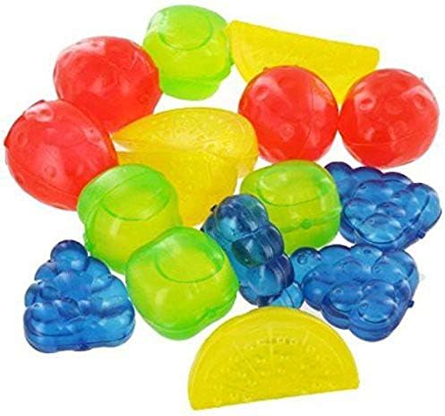 Morges Fruits Shape Ice Cubes Reusable Moulds for Home Kitchen and Restaurants Use for Drinks Multicolor Set of 12 Pack of 1