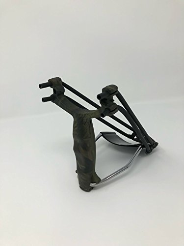Hunting Slingshot, Heavy Duty Wrist Slingshot for Adult Outdoor Catapult Slingshot with 2 Rubber Bands and 50 Slingshot Ammo