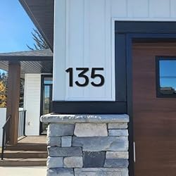 Hadoife Self Adhesive House Number 6 Inch Modern
