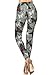 Leggings Depot High Waisted Camouflage & Multiple Print Leggings for Women-Full Length-R783, Butterfly Charm, Plus Size