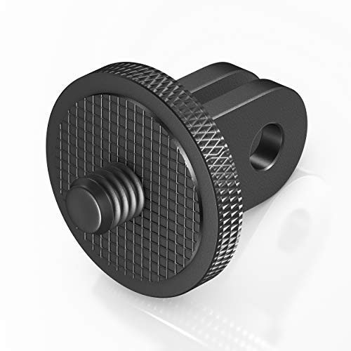Chronos Camera Mount Adapter for GoPro Ecosystem - ¼-20 Conversion Adapter for GoPro Mounting System - Full 100% CNC Aluminum Metal - Mount Your Camera to Any GoPro Mount Accessory