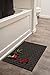 Bamboo Bath Mat for Bathroom - 24x16x0.3 Inch (LxWxH) - Black Coated, Stain Resistant, Foldable Bathmat - Ideal for Bathroom Floor Tub-Step Spa Sauna, and Underlay for Bath Rug
